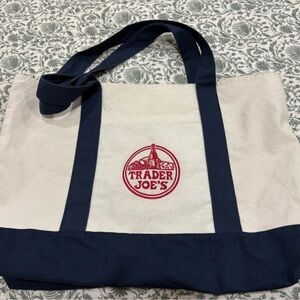 EUC Trader Joe's Canvas Tote Bag